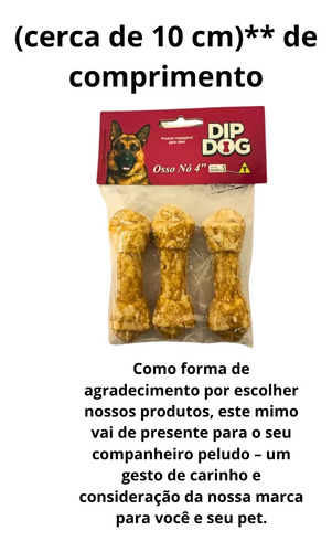 Kit 20 Orelha Bovina Desidratada Dip Dog + Brinde Especia