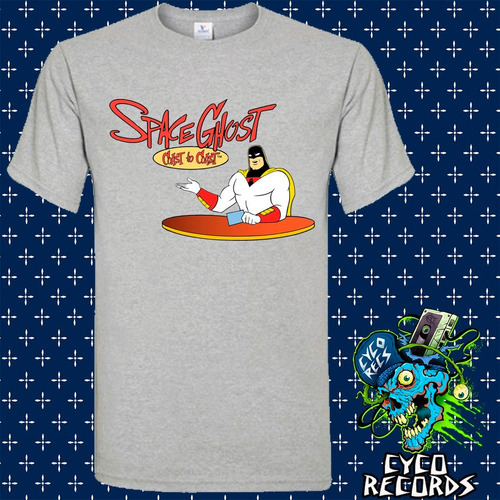 Space Ghost Coast To Coast - Gris- Animacion - Polera- Cyco 