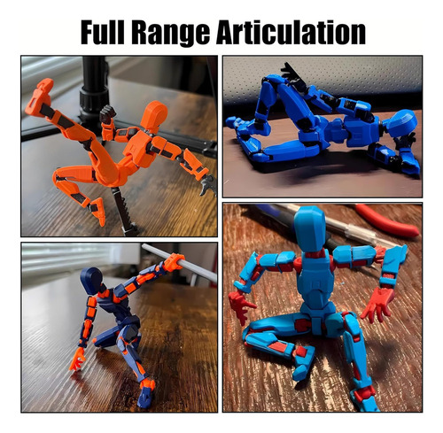 T13 Figura De Acción Impresa En 3d Juntas Flexibles 6juegos