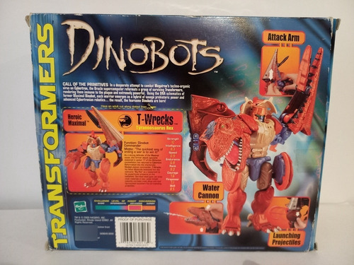 Transformers Dinobots T-wrecks Hasbro (Usado)
