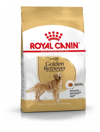 Alimento Royal Canin Breed Health Nutrition Golden Retriever para perro adulto de raza grande sabor mix en bolsa de 12kg