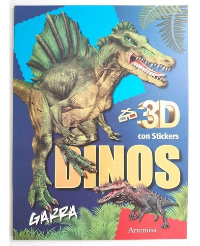Libros Para Pintar Dinosaurios 3d Garra