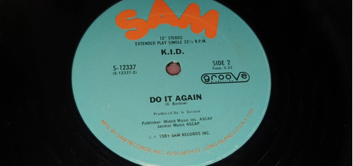 Kid Don't Stop Vinilo Maxi Usa Primera Edition Muy Bueno 81