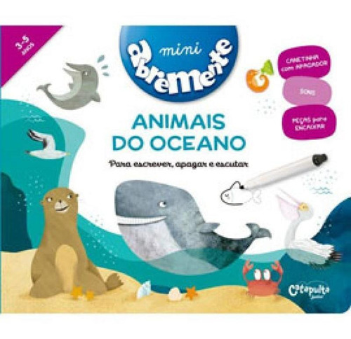Abremente Mini: Animais Do Oceano - Vol. 2: Catapulta Júnior, De Catapulta Es. Editora Catapulta, Capa Mole Em Português
