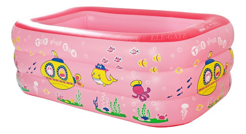 Alberca Piscina Inflable 130*90*50 Cm Color Rosa