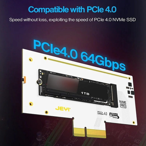 Adaptador Nvme Pcie Con Disipador Térmico Xl