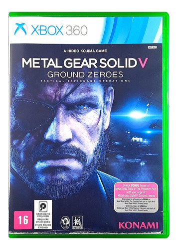Metal Gear Solid V 5 Ground Zeroes Original Xbox 360