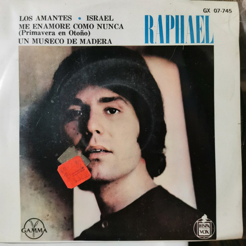 Disco 45 Rpm: Raphael- Un Muñeco De Madera