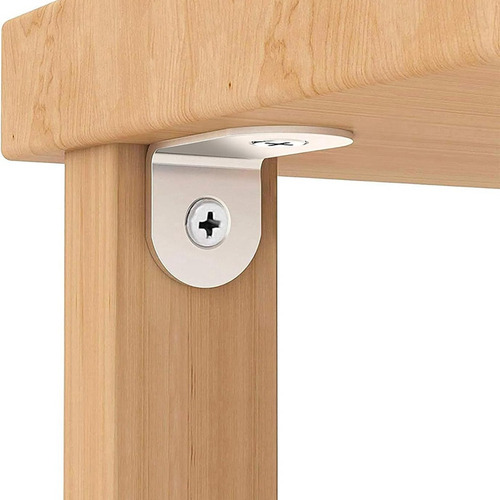 Soporte De Esquina Con 50 Soportes En L, Soportes Pequeños Y
