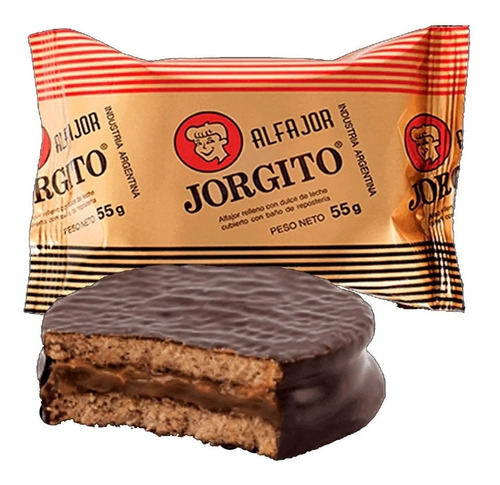 Alfajor Jorgito Caja X 24 Un - Chocolate