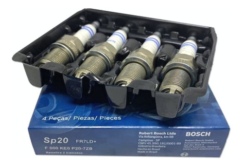 Jogo Vela De Ignição Vw Gol G2 1.0 16v 97 98 99 Bosch Sp20