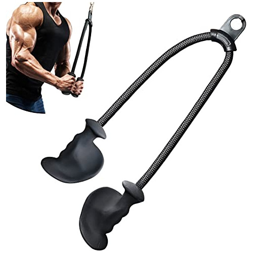 Ergonomic Tricep Rope Pull Down Attachment, Upgraded Lo...