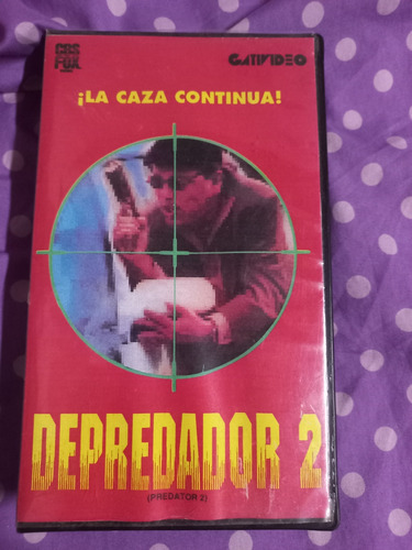  Depredador 2 .vhs.la Caza Continua ..leer Bien 