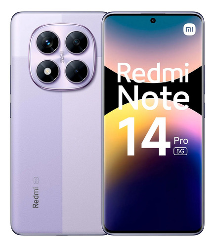 Redmi Note 14 Pro - 256gb, 8gb Ram, Dual Sim Lavanda Lavanda