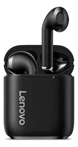 Audífonos in-ear gamer Bluetooth inalámbricos Lenovo Thinkplus LivePods LP2 negro con luz LED