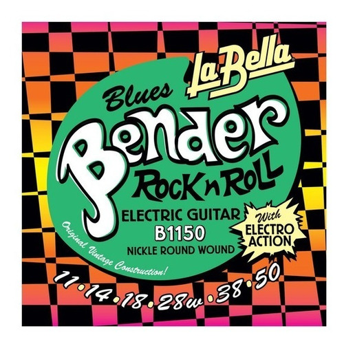 Encordado La Bella Mod- Bender 011 Níquel