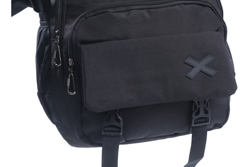 Mochila Urbana Hombre Mujer Compartimiento Frontal Acolchada Color Azul Pc1109 Diseño De La Tela Liso