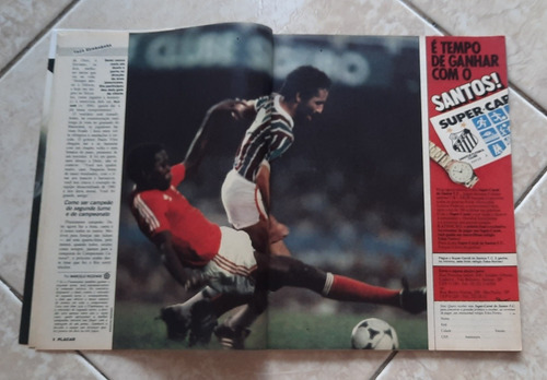 Revista Placar 695 Fluminense Campeão Guanabara 1983 Pôster (Usado)