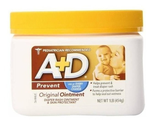 Crema Antipañalitis A+d 1 Lb Prevencion Pañalitis