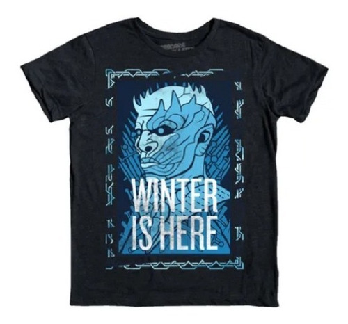 Playera Mascara De Latex Winter Is Here Mlgt Hombre