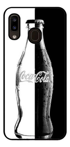 Funda Protector Para Samsung Cocacola Botella Blanco Y Negro Samsung A22 4g