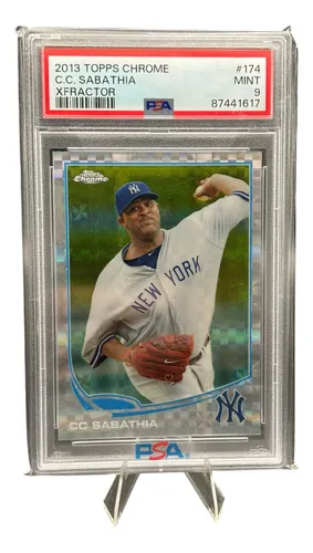 comprar Barajita Gradeada Psa Mint 9 C.c Sabathia #174 Topps Chrome