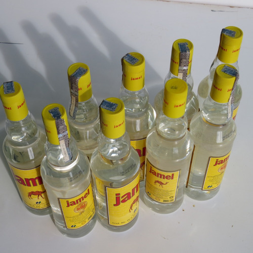 Lote 8 Cachaça Adoçada Jamel 965 Ml Antiga Safra 2010