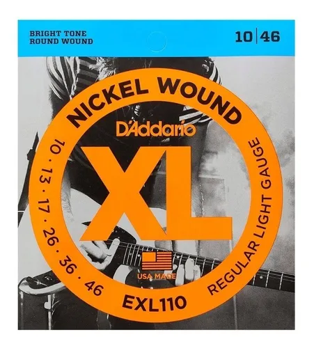 comprar Encordado Daddario Exl110 Guitarra Eléctrica 010 046 Cuo