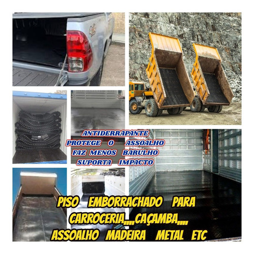 Manta Emborrachada 4mm Para Forrar Carroceria 2.60x1.00mts 