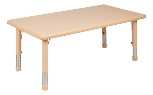 Flash Furniture Mesa De Actividades Rectangular De Plstico N