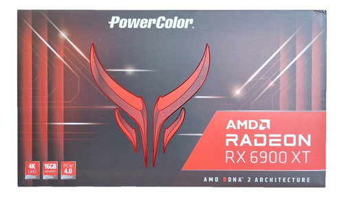 Imagem 1 de 6 de Placa De Vídeo Amd Powercolor Red Devil Radeon Rx 6900 Xt Oc