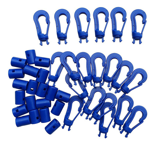 5 Ganchos Duraderos Para Amarrar Cuerdas Elásticas 5 Piezas
