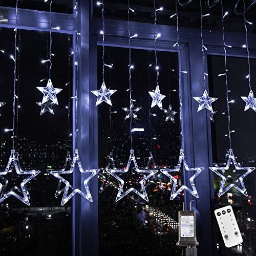 Blingstar Star Curtain Lights 138 Led 12 Star Jv6th