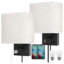 Comprar Lámpara De Pared Con Cable Enchufable