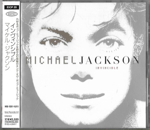 Michael Jackson Cd Invincible Cd Japones Obi Japan Max_wal