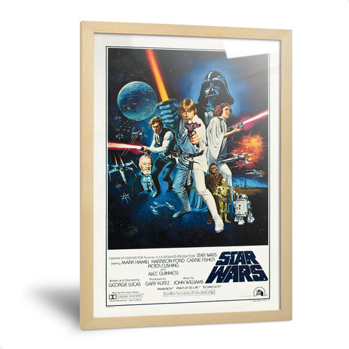 Cuadros Star Wars Posters Afiche De Cine Enmarcado 20x30cm