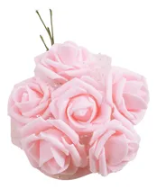 Comprar Florcitas De Goma Eva Con Cabo Chicas 3cm X 60 Unidades