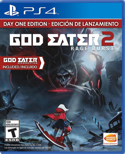 God Eater 2 Rage Burst Day One Edition Ps4