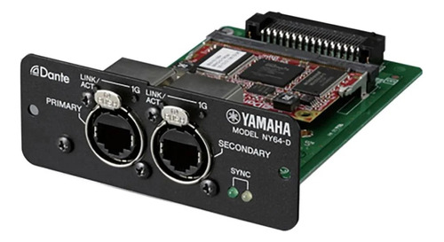 Interface Para Mixers Digitais 64 Canais Yamaha Ny64d 