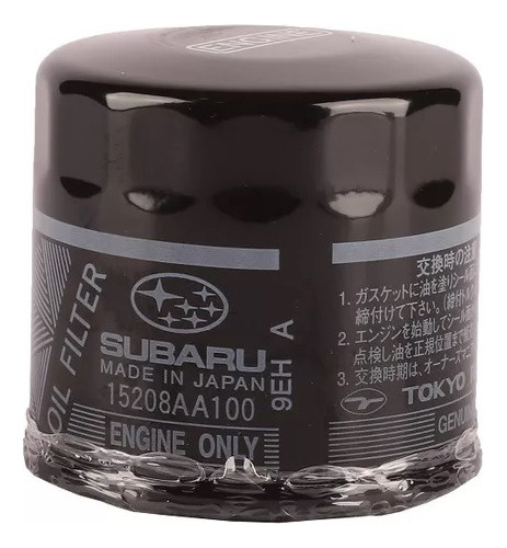 Filtro Aceite Subaru Original+golilla 15208aa100