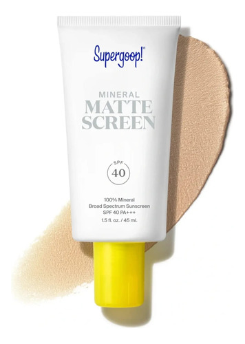 Supergoop! Mineral Mattescreen Spf 1.4 - 1.5fl Oz - 100% Min