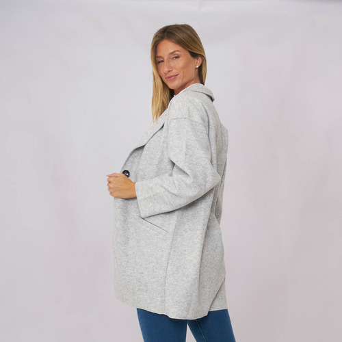 Customs Ba Tapado Anne De Paño Mujer Campera Montgomery