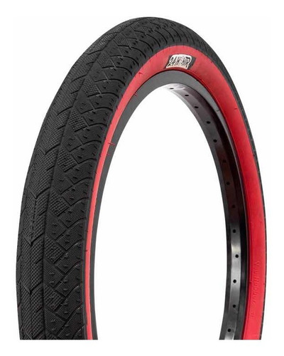 Dos Llantas R-20x2.40 110 Psi Bmx Hunter Roja