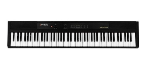 Piano Eléctrico Teclas Semipesadas Artesia Performer Negro