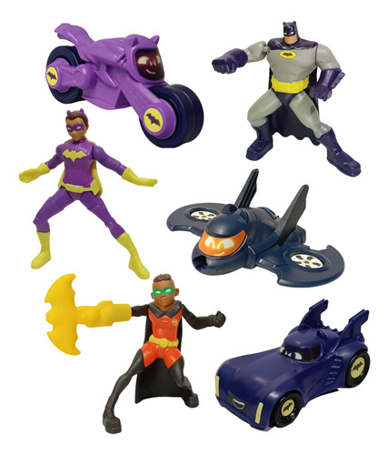 Batwheels Colección Burger King Figuras Y Vehículos 