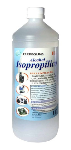 Alcohol Isopropílico 70% De Concentración 1000ml Ferrequim