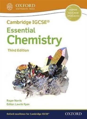 Essential Chemistry For Cambridge Igcse (3rd.edition - Student's Book, De Williams, Gareth. Editorial Oxford, Tapa Blanda En Inglés Internacional, 2021