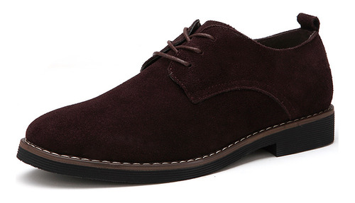 Zapatos Formales De Piel Nobuk Para Hombre Talla Grande 48