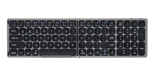 Teclado Gris Compatible Con Tableta Portátil Ios Android Win