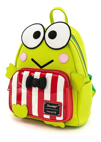 Loungefly Sanrio Keroppi Cosplay Mini Backpack Color Verde limón